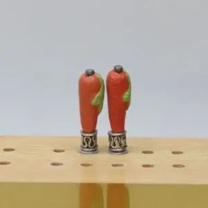 Carrot Cribbage Pegs