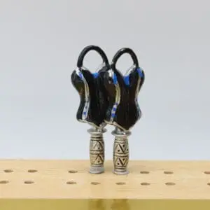 Black Corset Cribbage Pegs