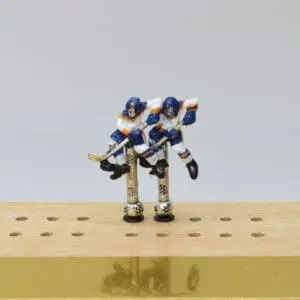 Hockey Player Cribbage Pegs - Edmonton Away Colors