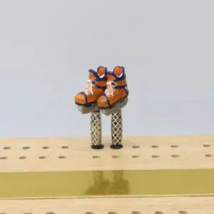 Edmonton Retro Hockey Skate Cribbage Pegs
