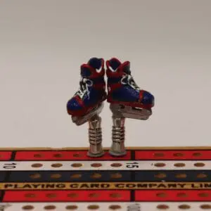 Hockey Skate Cribbage Pegs - Montreal Home Colors