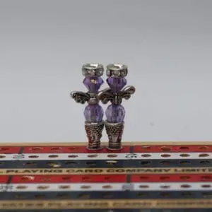 Violet Chakra Angel Cribbage Pegs