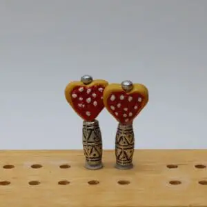 Heart Shaped Sugar Cookie Cribbage Pegs