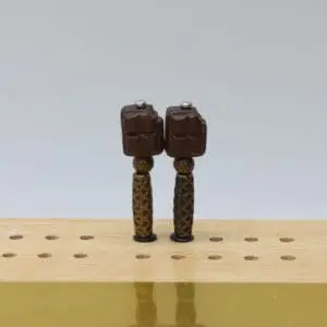 Chocolate Bar Piece Cribbage Pegs