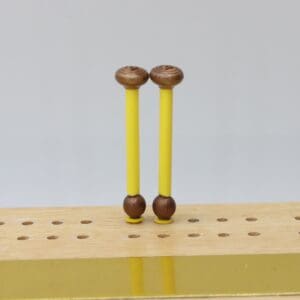 Knitting Needle Cribbage Pegs